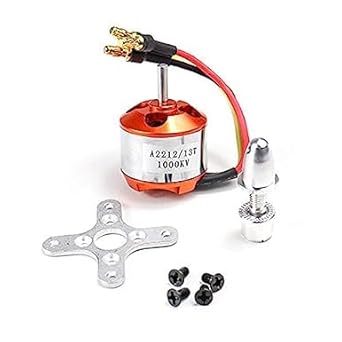 1000 KV Brushless DC Motor (Golden – High-Speed BLDC Motor)