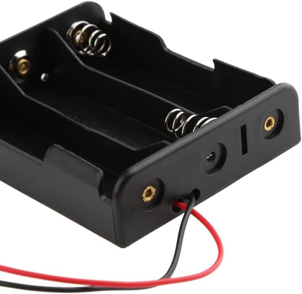 18650 Battery Holder Case (3-Cell with Wires – Series Connection)