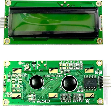 16x2 LCD Display Module (With Built-in I2C Interface)