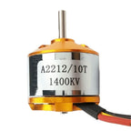 1400 KV Brushless DC Motor (Golden – High Torque Outrunner Motor)