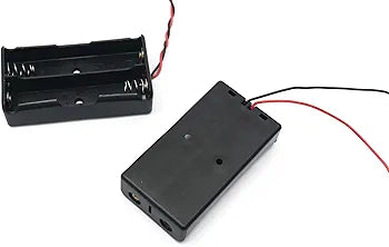 18650 Battery Holder Case (2-Cell with Wires – Series Connection)